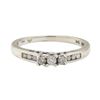 Image 2 : 0.20 ctw Diamond Ring - 10KT White Gold