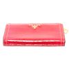 Image 4 : Prada Pink Patent Leather Tab Wallet