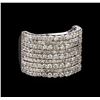 Image 1 : 14KT White Gold 2.30 ctw Diamond Ring