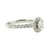 Image 1 : 1.36 ctw Diamond Engagement Ring - 14KT White Gold