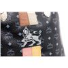 Image 5 : MCM Black Visetos Coated Canvas & Leather Lion Tote Bag