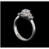 Image 4 : 0.77 ctw Diamond Ring - 14KT White Gold