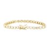 Image 2 : 11.19 ctw Diamond Tennis Bracelet - 14KT Yellow Gold