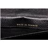 Image 6 : Chanel Black Sevruga Leather CC Yen Wallet