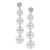 Image 1 : 14k White Gold 0.50CTW Diamond Earrings, (SI3/G-H)