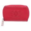 Image 3 : Chanel Red Caviar Leather Timeless Coin Purse