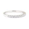 Image 1 : 0.15 ctw Diamond Ring - 18KT White Gold