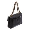 Image 2 : Chanel Vintage Black Caviar Leather Jumbo Vertical Quilted Single Flap Bag