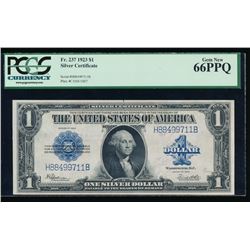1923 $1 Silver Certificate PCGS 66PPQ