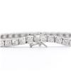 Image 2 : Plated Rhodium 0.32ctw Diamond Bracelet