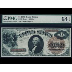 1880 $1 Legal Tender Note PMG 64EPQ