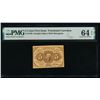 Image 1 : 5 Cent First Issue Fractional Note PMG 64EPQ