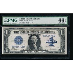 1923 $1 Silver Certificate PMG 66EPQ