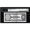 Image 2 : 1929 10 Unit American Bank Note Co. "Test Note" PMG Choice Uncirculated 63EPQ