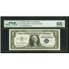 Image 1 : 1957B $1 Silver Certificate PMG 66EPQ