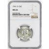 Image 1 : 1941-D Washington Quarter Coin NGC MS65
