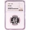 Image 1 : 1957 Proof Washington Quarter Coin NGC PF68* Star