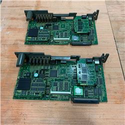 (2) - FANUC A16B-3200-0412/03A CIRCUIT BOARDS