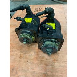 (2) - FANUC A06B-0235-B605#S000 AC SERVO MOTORS