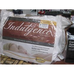indulgence back stomach sleeper pillow