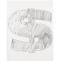 Andy Warhol 1928-1987 Dollar Sign 1981