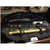 Image 1 : BOW HARD SHELL CARRY CASE WITH BLOW DART GUN, DARTS, ARROWS & ARROW HEADS