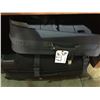 Image 2 : EXECUTIVE DESK 3'x6'x28" & 3 BLUE & BLACK MOBILE TRAVEL LUGGAGES