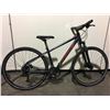 Image 1 : DARK BLUE / RED NORCO 24-SPEED FRONT SUSPENSION HYBRID ROAD BIKE W/ FULL DISC BRAKES