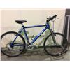 Image 1 : 2 BIKES - BLACK / BLUE OWL 6-SPEED MOUNTAIN BIKE, BLUE TECH 24-SPEED FRONT SUSPENSION MOUNTAIN BIKE