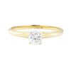 Image 2 : 0.45 ctw Diamond Solitaire Ring - 14KT Yellow Gold