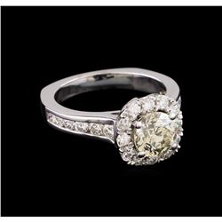 2.40 ctw Diamond Ring - 14KT White Gold