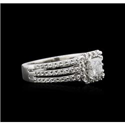 14KT White Gold 1.13 ctw Diamond Ring