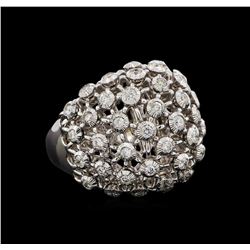 14KT White Gold 0.72 ctw Diamond Ring