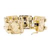 Image 3 : Sculpted Station Bracelet - 14KT Yellow Gold