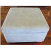Image 1 : Gray Square Upholstered Ottoman 27" x 27" x 18"H