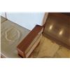 Image 8 : Wooden Sofa w/ Back & Seat Cushions 73" x 28" x 33"Ht