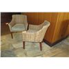 Image 8 : Qty 2 Woven Chairs w/ Upholstered Seats (26" Across)