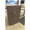 Image 8 : Wooden Reception Desk w/ Attached Cabinet & 2 Tablet Holders
