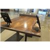 Image 8 : Wooden Reception Desk w/ Attached Cabinet & 2 Tablet Holders