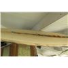 Image 8 : Repurposed Surfboard Ceiling Light Fixture, Brown Wood Grain Pattern, Approx. 9ft Long