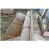 Image 8 : Beige/Tan Sofa w/ Cushions & 3 Pillows 96" x 34"D x 34"H