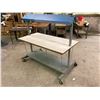 Image 2 : Rolling Wood Top Work Table