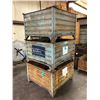 Image 2 : (7) Steel Material Bins