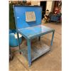 Image 2 : (2) Metal Frame Work Tables