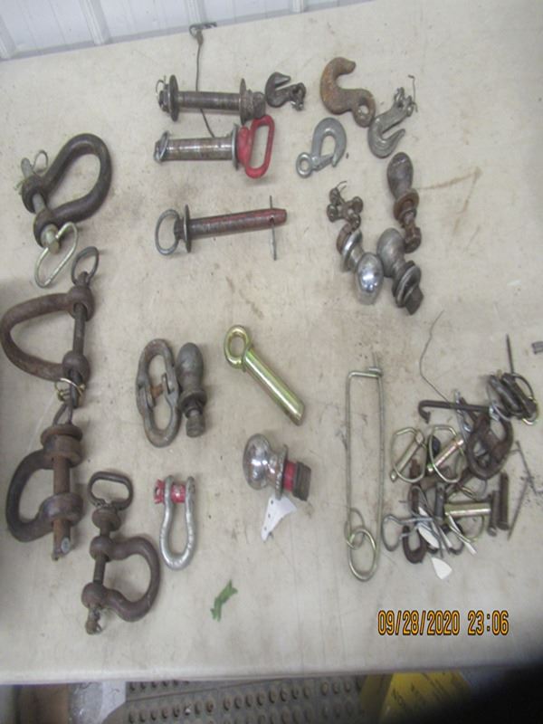 Clevis', Draw Pins, Hooks, Ball Hitches, & Pins