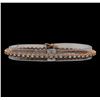 Image 1 : 14KT Rose Gold 1.78 ctw Diamond Tennis Bracelet