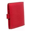 Image 2 : Louis Vuitton Rouge Epi Leather Porte Billet Compact Wallet