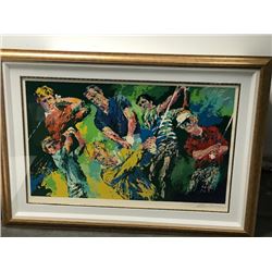 Big Six Golfers by LeRoy Neiman (1921-2012)