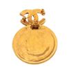 Image 3 : Chanel Vintage Gold-Tone CC Gripoix Drop Brooch