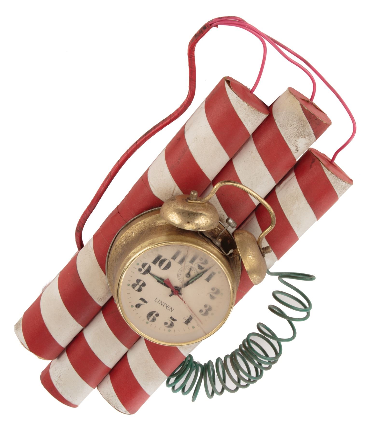 Doug Jones 'Thin Clown' dynamite bomb prop from Batman Returns. Barnebys